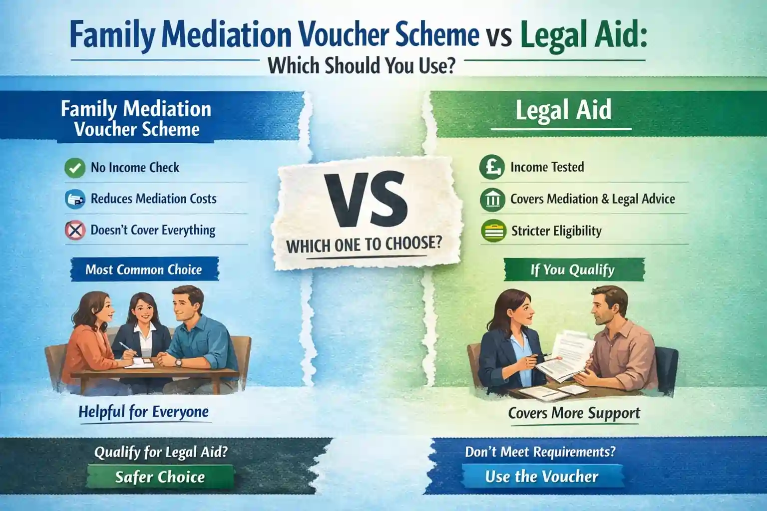 Family Mediation Voucher Scheme vs Legal Aid: Which Should You Use Cambridgeshire?