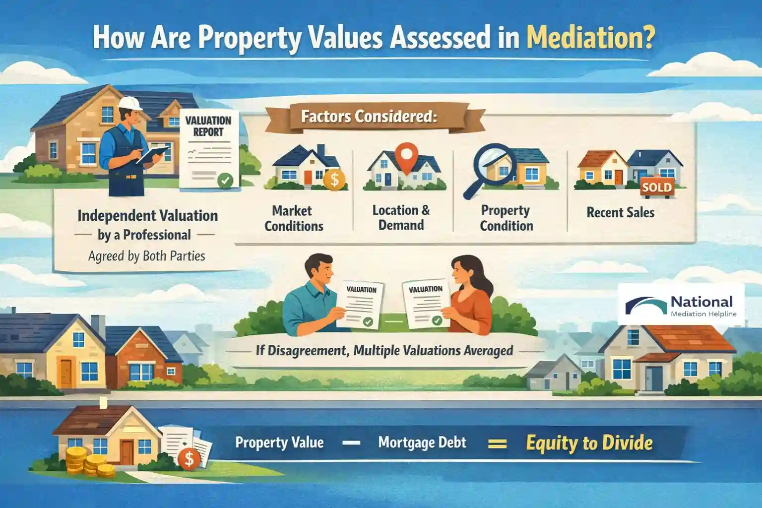 How Are Property Values Assessed in Mediation Cambridgeshire?