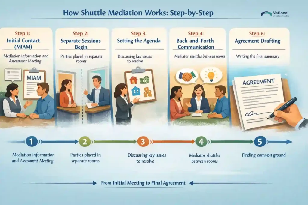 How Shuttle Mediation Works: Step-by-Step Cambridgeshire