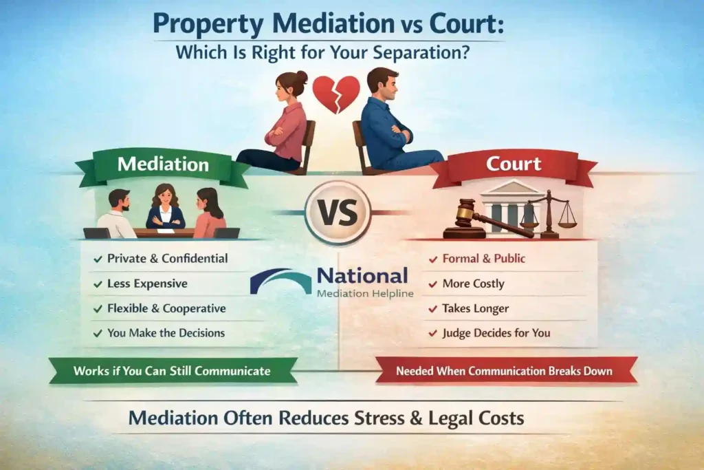 Property Mediation vs Court: Which Is Right for Your Separation Cambridgeshire?