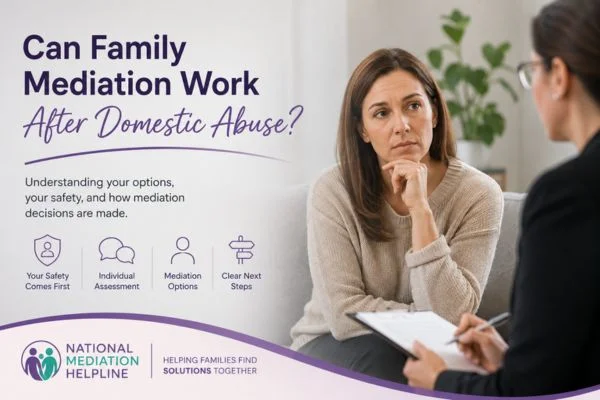 Can Family Mediation Cambridgeshire Work After Domestic Abuse?